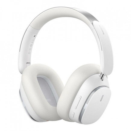 Baseus Bowie H1 Pro Kõrvaklapid mikrofoniga Wireless Head-band Music USB Type-C Bluetooth White