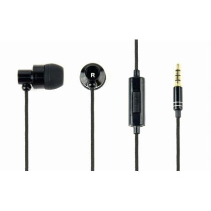 Gembird | Metal earphones with Mikrofon 
