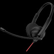 CANYON PC Headset HS-07 PC Mic 3.5/USB Flat 2.8m Black