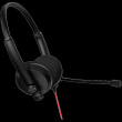 CANYON PC Headset HS-07 PC Mic 3.5/USB Flat 2.8m Black
