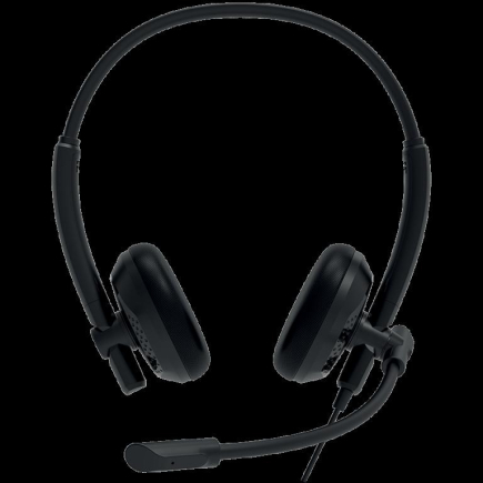 CANYON PC Headset HS-07 PC Mic 3.5/USB Flat 2.8m Black