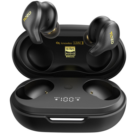 TOZO Golden X1 True Wireless Stereo (TWS) In-Ear USB Type-C Bluetooth Kõrvaklapid mikrofoniga Black