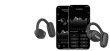 TOZO OpenEgo True Wireless Stereo (TWS) Kostne USB Type-C Bluetooth Kõrvaklapid mikrofoniga Black