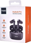 TOZO Anybuds Pro True Wireless Stereo (TWS) In-Ear USB Type-C Bluetooth Headset Black