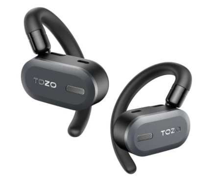 TOZO Open Buds True Wireless Stereo (TWS) In-Ear USB Type-C Bluetooth Kõrvaklapid mikrofoniga Black