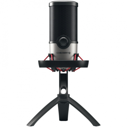 CHERRY ZUB UM 6.0 ADVANCED USB Mikrofon silber/schwarz