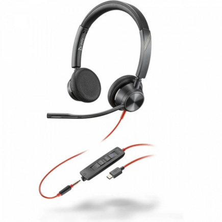 POLY Kõrvaklapid mikrofoniga Blackwire 3325 ST MS USB-C 3.5mm 8X222A