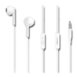 Qoltec In-ear headphone + Microphone, white