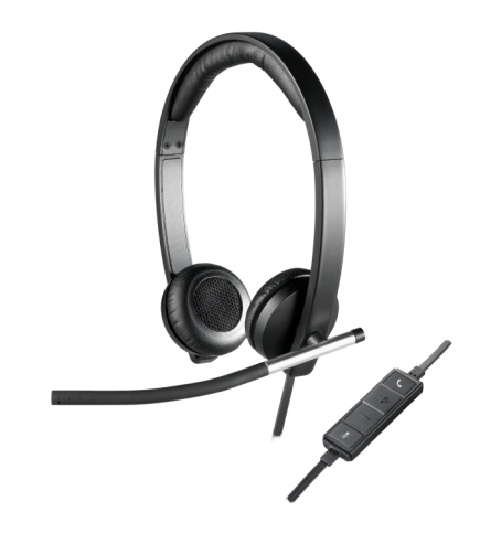 Logitech Kõrvaklapid mikrofoniga 981-000519 H650E black
