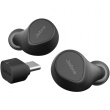 JABRA Evolve2 Buds UC True wireless earphones with mic in-ear Bluetooth active noise cancelling USB-C via BT adapter black Zoom