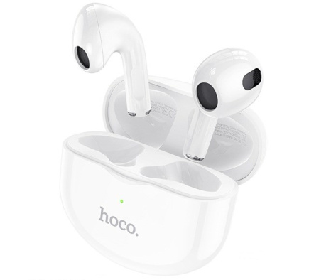 Hoco EW35 Sonido Kõrvaklapid mikrofoniga Wireless In-Ear Calls/Music Bluetooth White
