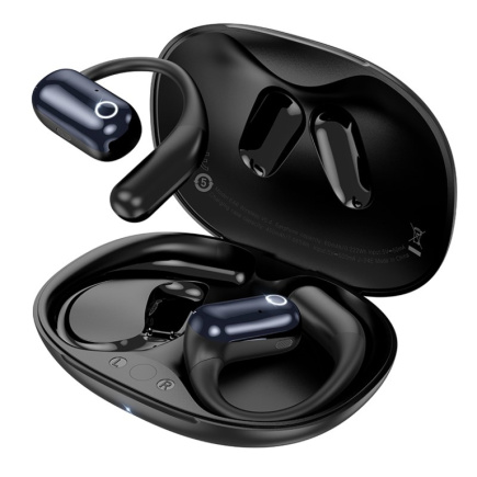 Hoco EA6 Kõrvaklapid mikrofoniga Wireless Open-Ear Connectivity/Music Bluetooth Black