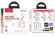 Hoco EQ23 PLUS II Kõrvaklapid mikrofoniga Wireless In-Ear Calls/Music Bluetooth White
