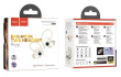 Hoco EQ8 Pure Joy Kõrvaklapid mikrofoniga Wireless In-Ear Calls/Music Bluetooth White