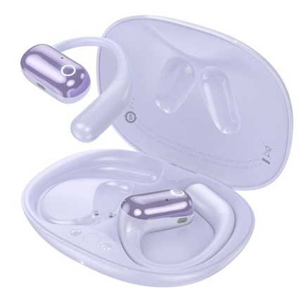 Hoco EA6 Kõrvaklapid mikrofoniga Wireless Open-Ear Connectivity/Music Bluetooth Purple