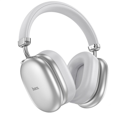 Hoco W35 Max Auspicious Kõrvaklapid mikrofoniga ANC In-Ear Wireless Bluetooth Silver