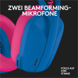 LOGITECH Lightspeed G435 Headset full size Bluetooth / 2.4 GHz radio frequency wireless blue Discord Certified 347163