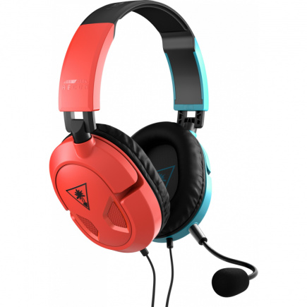 Turtle Beach Recon 50N Rot/Blau Over-Ear Stereo Gaming Kõrvaklapid mikrofoniga