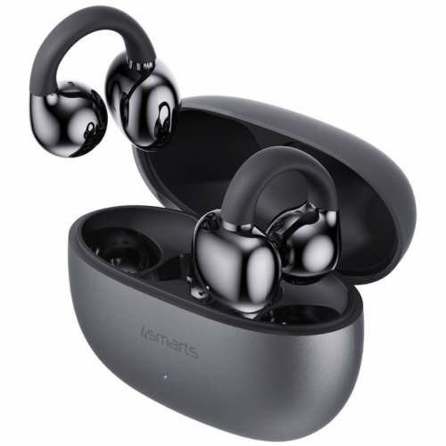 4smarts Open Ear Bluetooth Kopfhrer SkyBuds Clip spacegrau