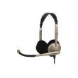 Koss | Headphones | CS100 | Wired | On-Ear | Microphone | Black/Gold 194811