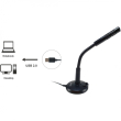 Equip Tischmikrofon+Einstellbarer Winkel mit USB Anschluss