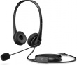 HP Stereo USB Kõrvaklapid mikrofoniga G2 Wired Head-band Office/Call center Black