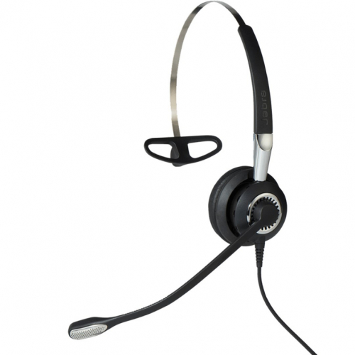Jabra 2406-720-209 Headset/headset Wired Neckband, In-ear, Headband Office/Call Center Black, Silver