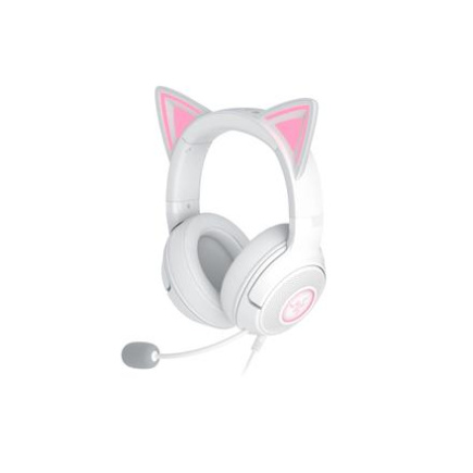 Razer Kõrvaklapid mikrofoniga | Kraken Kitty V2 | Wired | Over-ear | Mikrofon | Noise canceling | White RZ04-04730600-R3M1