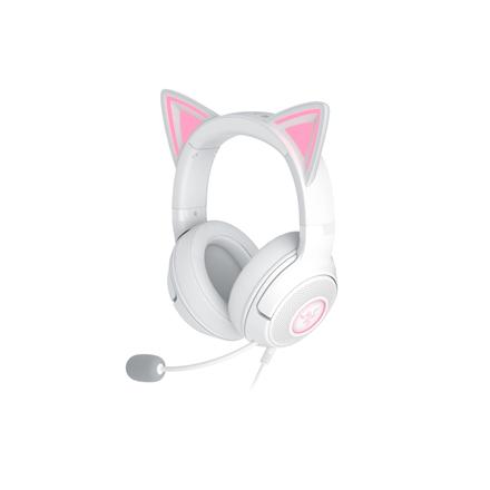 Razer Kõrvaklapid mikrofoniga | Kraken Kitty V2 | Wired | Over-ear | Mikrofon | Noise canceling | White RZ04-04730600-R3M1