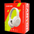 CANYON Kõrvaklapid mikrofoniga BTHS-3 Beige