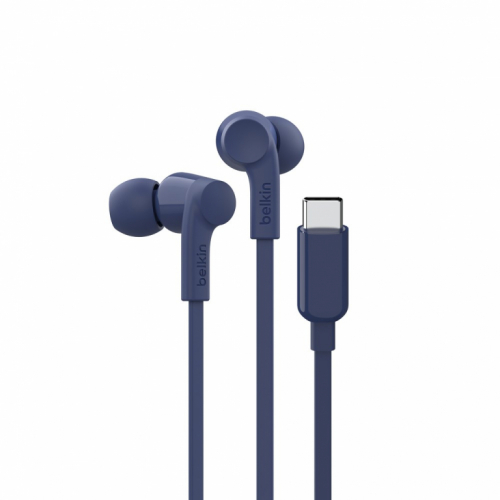 Belkin SoundForm Kõrvaklapid mikrofoniga Wired In-ear Music/Everyday USB Type-C Blue