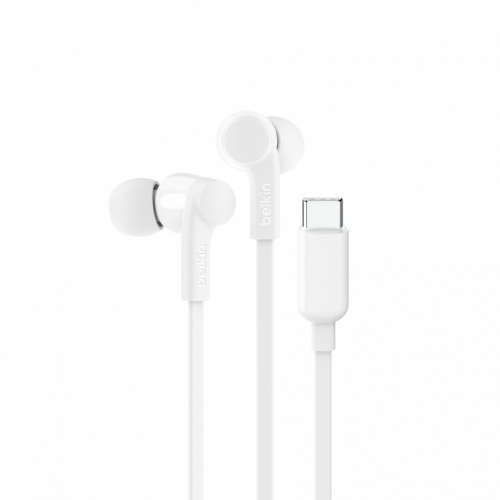 Belkin SoundForm Kõrvaklapid mikrofoniga Wired In-ear Music/Everyday USB Type-C White