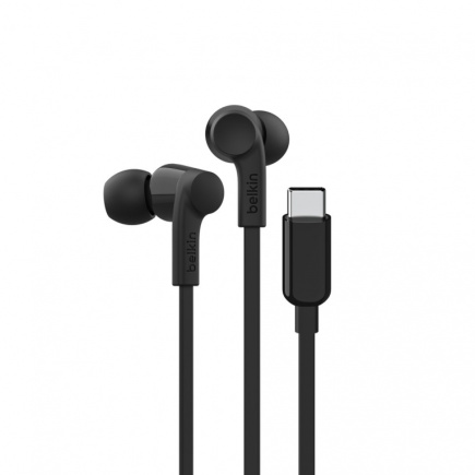 Belkin SoundForm Kõrvaklapid mikrofoniga Wired In-ear Music/Everyday USB Type-C Black