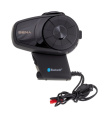 Sena 10S motorcycle intercom 4 channels 1600 m Black