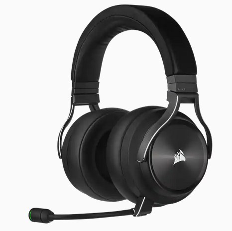 Corsair VIRTUOSO RGB Wireless XT Kõrvaklapid mikrofoniga Wired & Wireless Head-band Bluetooth Black