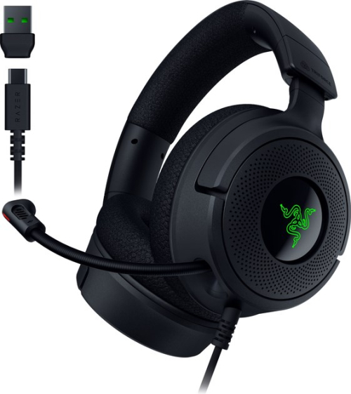 Razer Kraken V4 X Headset Wired Head-band Gaming USB Type-C / USB Type-A Black