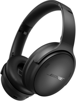Bose QuietComfort SC - Headphones with mic - full size - Bluetooth - wireless, wired - active noise cancelling - 3.5 mm jack - noise isolating - black 