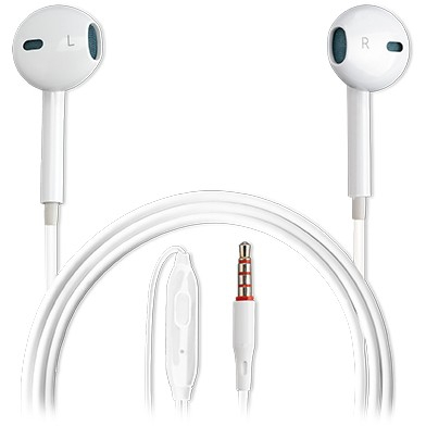 4smarts In-Ear Stereo Kõrvaklapid mikrofoniga Melody Lite 3.5mm Audiok. 1.1m