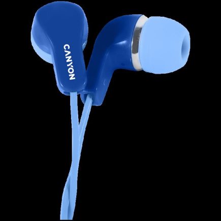 CANYON headphones EPM-02 Mic 1.2 m Blue