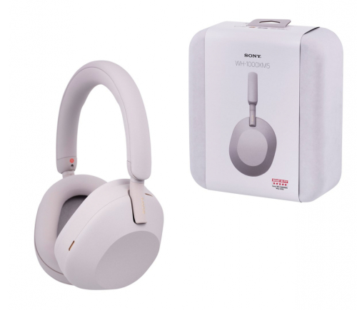 Sony WH-1000XM5 Headset Wired & Wireless Head-band Calls/Music Bluetooth Silver
