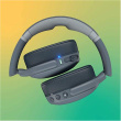 Skullcandy | Wireless Headphones | Crusher Evo | Wireless | Over-Ear | Mikrofon | Wireless | Chill Grey S6EVW-N744