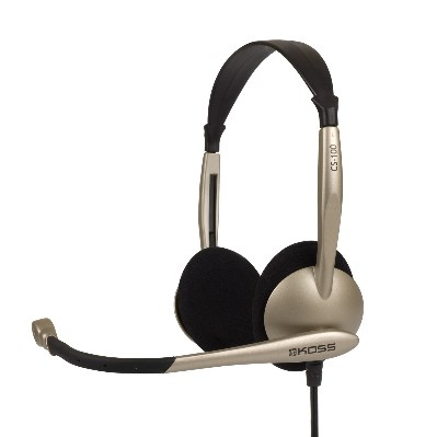Koss CS100 Headset Wired Head-band Office/Call center Beige