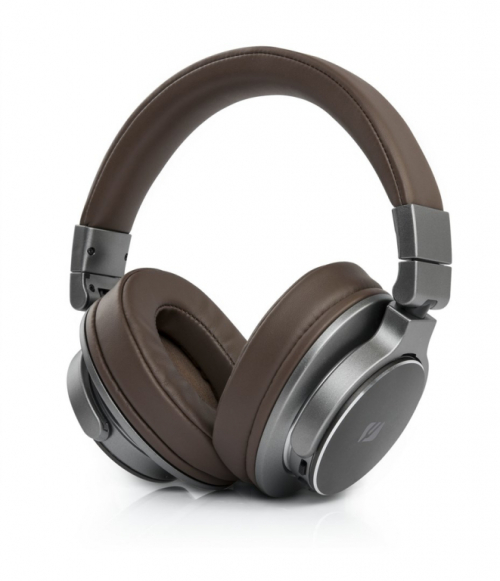 Muse M-278 BT Headset Wireless Head-band Micro-USB Bluetooth Brown, Silver