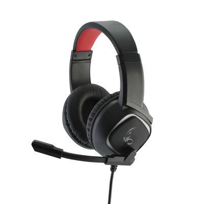 Kõrvaklapid mikrofoniga GAMING GS301/BLACK/RED MRGS301 MEDIARANGE