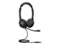 JABRA Evolve2 30 SE MS Stereo Headset on-ear wired USB-A noise isolating Certified for Microsoft Teams