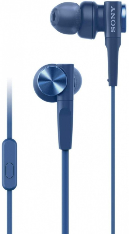 Sony Earphones MDR-XB55APL blue