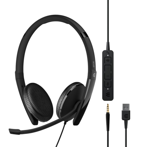 EPOS ADAPT 165T USB II Kõrvaklapid mikrofoniga Wired Headband Office/Call Centre USB Type-A Black