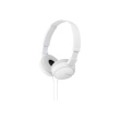 Sony | MDR-ZX110APW.CE7 | Wired | On-Ear | Microphone | White MDRZX110APW.CE7