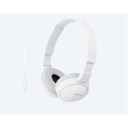 Sony | MDR-ZX110APW.CE7 | Wired | On-Ear | Mikrofon | White MDRZX110APW.CE7