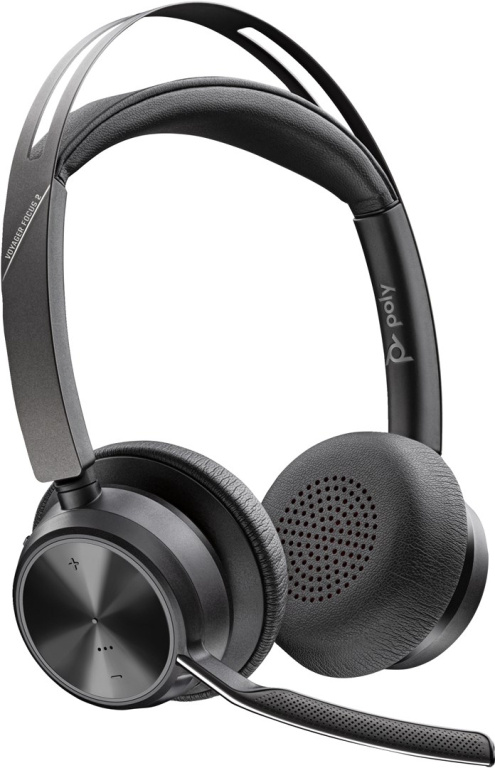 Poly Voyager Focus 2 USB-A Kõrvaklapid mikrofoniga